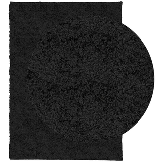 vidaXL Shaggy Rug PAMPLONA High Pile Modern Black 200x280 cm - Giant Lobelia