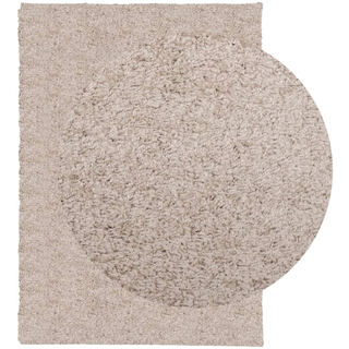 vidaXL Shaggy Rug PAMPLONA High Pile Modern Beige 200x280 cm - Giant Lobelia