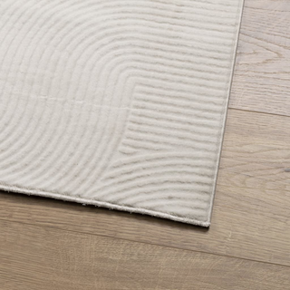 Rug IZA Short Pile Scandinavian Look Cream 200x280 cm - Giant Lobelia