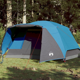 Camping Tent 6-Person Blue Waterproof - Giant Lobelia