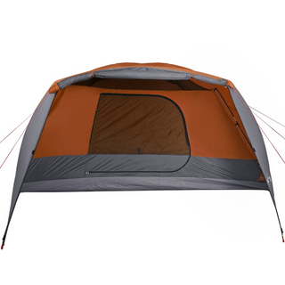 Camping Tent 6-Person Grey and Orange Waterproof - Giant Lobelia