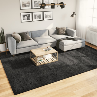 vidaXL Shaggy Rug High Pile Modern Anthracite 240x340 cm - Giant Lobelia