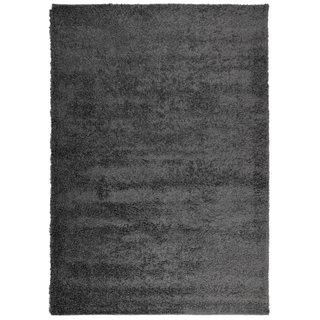 vidaXL Shaggy Rug High Pile Modern Anthracite 160x230 cm - Giant Lobelia