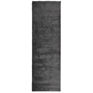 vidaXL Shaggy Rug High Pile Modern Anthracite 80x250 cm - Giant Lobelia