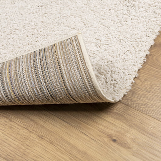 vidaXL Shaggy Rug High Pile Modern Cream 160x230 cm - Giant Lobelia