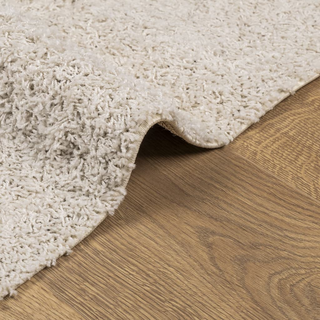 vidaXL Shaggy Rug High Pile Modern Cream 160x230 cm - Giant Lobelia