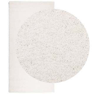 vidaXL Shaggy Rug High Pile Modern Cream 100x200 cm - Giant Lobelia