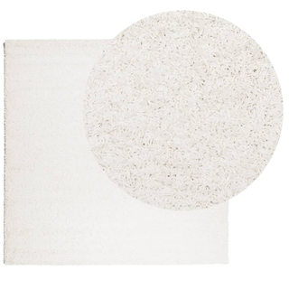 vidaXL Shaggy Rug High Pile Modern Cream 240x240 cm - Giant Lobelia