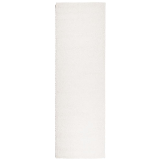 vidaXL Shaggy Rug High Pile Modern Cream 80x250 cm - Giant Lobelia