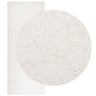 vidaXL Shaggy Rug High Pile Modern Cream 80x200 cm - Giant Lobelia