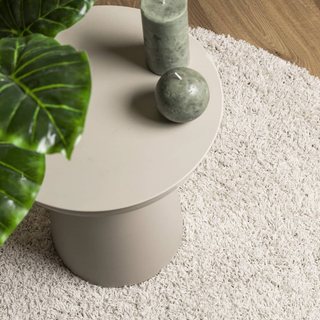 vidaXL Shaggy Rug High Pile Modern Cream 80x200 cm - Giant Lobelia