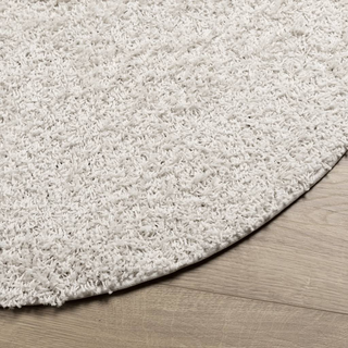 vidaXL Shaggy Rug High Pile Modern Cream Ø 240 cm - Giant Lobelia