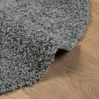 Shaggy Rug High Pile Modern Green Ø 280 cm - Giant Lobelia