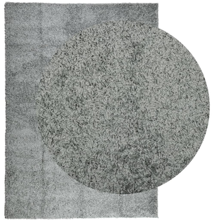 vidaXL Shaggy Rug High Pile Modern Green 200x280 cm - Giant Lobelia