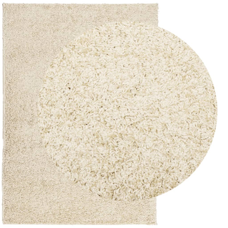 vidaXL Shaggy Rug High Pile Modern Gold 160x230 cm - Giant Lobelia