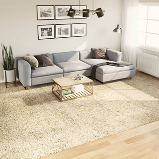 vidaXL Shaggy Rug High Pile Modern Gold 300x400 cm - Giant Lobelia