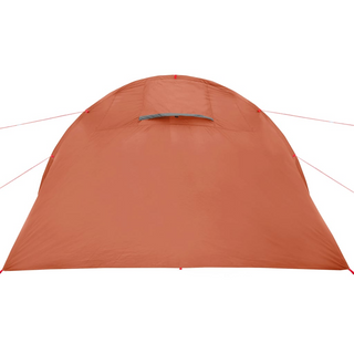 Camping Tent 4-Person Grey and Orange Waterproof - Giant Lobelia