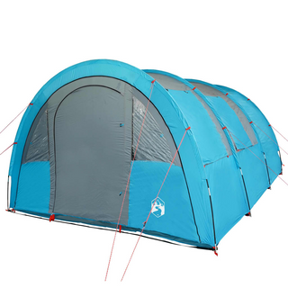 Camping Tent 4-Person Blue Waterproof - Giant Lobelia