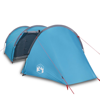 Camping Tent 4-Person Blue Waterproof - Giant Lobelia