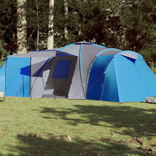 Camping Tent 12-Person Blue Waterproof - Giant Lobelia