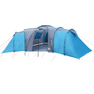 Camping Tent 12-Person Blue Waterproof - Giant Lobelia