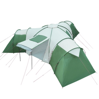 Camping Tent 12-Person Green Waterproof - Giant Lobelia