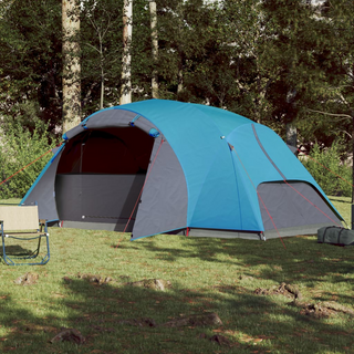 Camping Tent 8-Person Blue Waterproof - Giant Lobelia