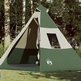 Camping Tent 7-Person Green Waterproof - Giant Lobelia