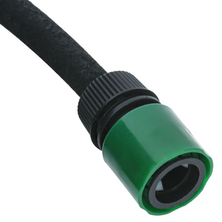 vidaXL Garden Soaker Hose Black 0.6" 50 m Rubber - Giant Lobelia