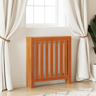 vidaXL Radiator Cover Wax Brown 79.5x19x84 cm Solid Wood Pine - Giant Lobelia