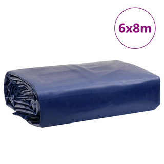 vidaXL Tarpaulin Blue 6x8 m 650 g/m² - Giant Lobelia