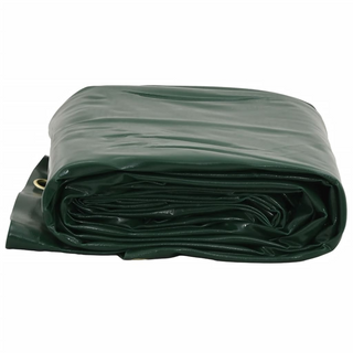 vidaXL Tarpaulin Green Ø 2.2 m 650 g/m² - Giant Lobelia