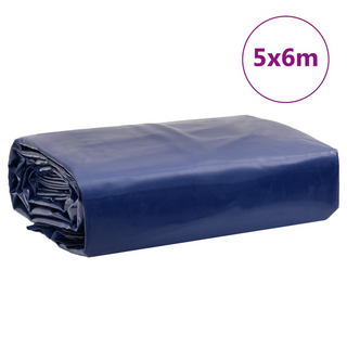 vidaXL Tarpaulin Blue 5x6 m 650 g/m² - Giant Lobelia