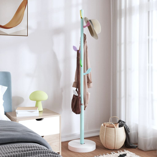 vidaXL Coat Stand Blue 172 cm Powder-coated Iron - Giant Lobelia