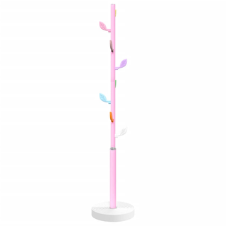 vidaXL Coat Stand Pink 172 cm Powder-coated Iron - Giant Lobelia