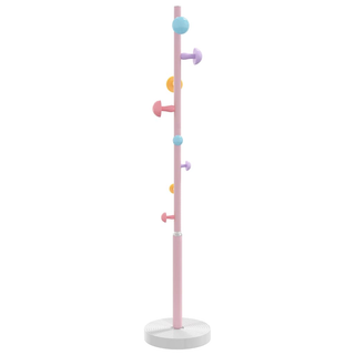 vidaXL Coat Stand Pink 172 cm Powder-coated Iron - Giant Lobelia