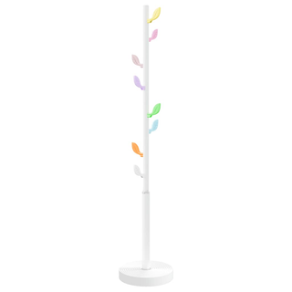 vidaXL Coat Stand White 172 cm Powder-coated Iron - Giant Lobelia