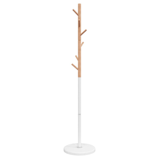 vidaXL Coat Stand White 172 cm Powder-coated Iron - Giant Lobelia