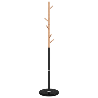 vidaXL Coat Stand Black 172 cm Powder-coated Iron - Giant Lobelia