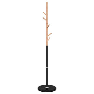 vidaXL Coat Stand Black 172 cm Powder-coated Iron - Giant Lobelia