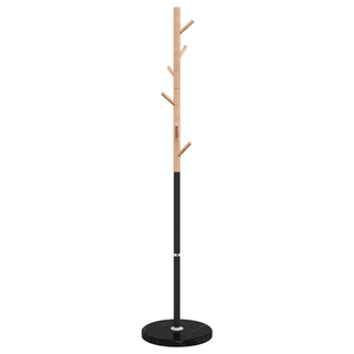 vidaXL Coat Stand Black 172 cm Powder-coated Iron - Giant Lobelia