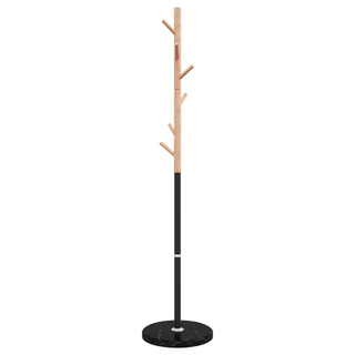 vidaXL Coat Stand Black 172 cm Powder-coated Iron - Giant Lobelia