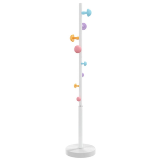 vidaXL Coat Stand White 172 cm Powder-coated Iron - Giant Lobelia