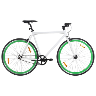 vidaXL Fixed Gear Bike White and Green 700c 51 cm - Giant Lobelia