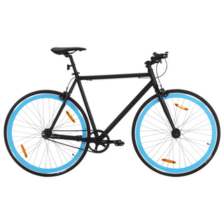 vidaXL Fixed Gear Bike Black and Blue 700c 59 cm - Giant Lobelia