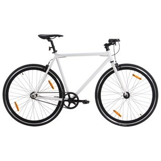 vidaXL Fixed Gear Bike White and Black 700c 51 cm - Giant Lobelia