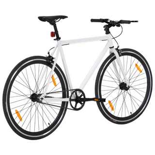 vidaXL Fixed Gear Bike White and Black 700c 51 cm - Giant Lobelia