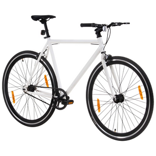 vidaXL Fixed Gear Bike White and Black 700c 55 cm - Giant Lobelia