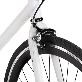 vidaXL Fixed Gear Bike White and Black 700c 55 cm - Giant Lobelia