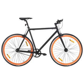 vidaXL Fixed Gear Bike Black and Orange 700c 51 cm - Giant Lobelia